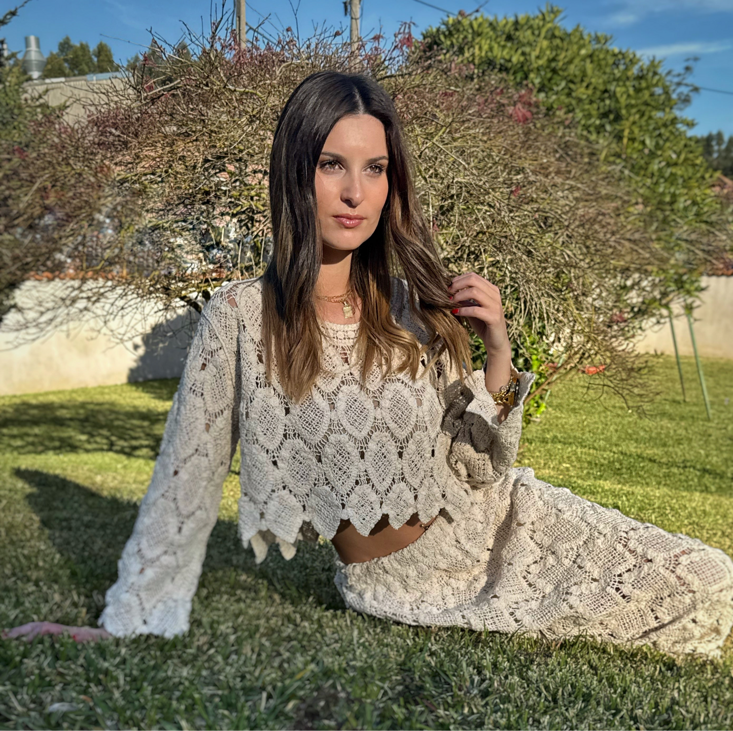 Conjunto Crochê Elegância Boho